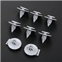 TUCANSBP 50 pièces Clips de Garniture de Passage de Roue Attaches automatiques Rivets en Plastique de Voiture compatibles for BM