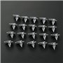 TUCANSBP 50 pièces Clips de Garniture de Passage de Roue Attaches automatiques Rivets en Plastique de Voiture compatibles for BM