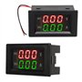 Ampèremètre de Courant de Tension CC, Voltmètre Numérique DC 600V 100A Ampèremètre Anti-interférence Même écran pour Moniteur de