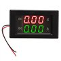 Ampèremètre de Courant de Tension CC, Voltmètre Numérique DC 600V 100A Ampèremètre Anti-interférence Même écran pour Moniteur de