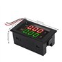 Ampèremètre de Courant de Tension CC, Voltmètre Numérique DC 600V 100A Ampèremètre Anti-interférence Même écran pour Moniteur de