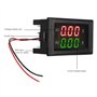 Ampèremètre de Courant de Tension CC, Voltmètre Numérique DC 600V 100A Ampèremètre Anti-interférence Même écran pour Moniteur de