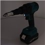 Pistolet à Rivets Automatique Portable Rechargeable avec Lumière LED