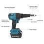 Pistolet à Rivets électrique sans Fil, Pistolet à Rivets Automatique Portable Rechargeable avec Lumière LED, Affichage de la Pui