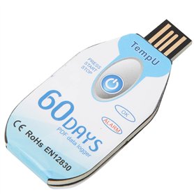 Enregistreur de données de température enregistreur de port USB avec rapports PDF pour mesures de température