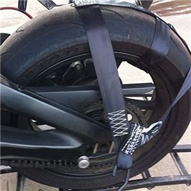 Sangles de Transport sécurisées Sangle d'arrimage Roue arrière Bande Solide en Polyester