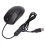 Souris Chauffante, Durée de Vie de 5 Millions de Clics, Réglable sur 3 Niveaux, Ergonomique, 1600 DPI, Chauffage Filaire, Ordina