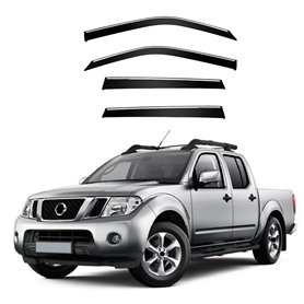WSGCBDHUY Déflecteurs pour Auto pour Nissan Navara D40 MK2-D40 2005 2006 2007 2008 2009 2010 2011 2012 2013
