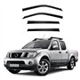 WSGCBDHUY Déflecteurs pour Auto pour Nissan Navara D40 MK2-D40 2005 2006 2007 2008 2009 2010 2011 2012 2013