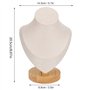 RTLR Porte-Collier, Porte-Bijoux Porte-Collier de ChaîNe de Bijoux Porte-Bijoux Beige