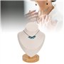 RTLR Porte-Collier, Porte-Bijoux Porte-Collier de ChaîNe de Bijoux Porte-Bijoux Beige