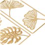 BYERZ Décoration murale en métal doré, 2 décorations murales en feuille d'or Forts Sens Artistiques fréquemment utilisés pour le