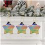 Ornement drôle en céramique de Noël, ornements de Noël, ornements de vacances, décoration intérieure de sapin de Noël, système p