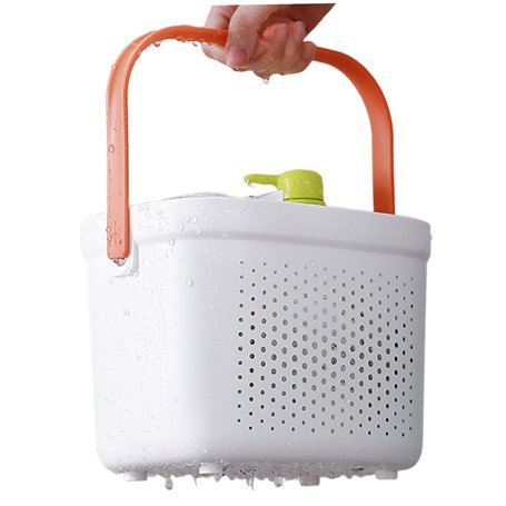 Panier de douche portable panier de douche panier de salle de bain douche en plastique douche en plastique de douche en maille c