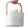 Panier de douche portable panier de douche panier de salle de bain douche en plastique douche en plastique de douche en maille c