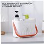 Panier de douche portable panier de douche panier de salle de bain douche en plastique douche en plastique de douche en maille c