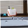 Panier de douche portable panier de douche panier de salle de bain douche en plastique douche en plastique de douche en maille c