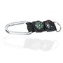 SHITOOMFE Keychain Compass, Carabiner Orientation Compass Compass, thermomètre Carabiner Mini Outil de Survie Multifonctionnel p