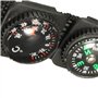 SHITOOMFE Keychain Compass, Carabiner Orientation Compass Compass, thermomètre Carabiner Mini Outil de Survie Multifonctionnel p