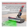ZUADZAFC Compatible avec Dyson, V7 V8 V10 V11 V15, Tête De Brosse De Sol for Aspirateur avec Lumières LED Vertes for Tapis Et So