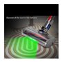 ZUADZAFC Compatible avec Dyson, V7 V8 V10 V11 V15, Tête De Brosse De Sol for Aspirateur avec Lumières LED Vertes for Tapis Et So