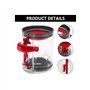 ZUADZAFC Poubelle ， Compatible for Dyson ， V12 Slim Fayer Coltard, Bodet De Poussière À Vide De Collecteur De Poussière De Rempl