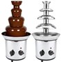 Fontaines à chocolat, Fontaines à chocolat électriques 4 niveaux Fondue au chocolat Machine de fusion professionnelle Chauffage 