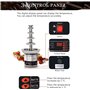 Fontaines à chocolat, Fontaine à fondue au chocolat en acier inoxydable à 4 niveaux, machine à fontaine à chocolat électrique co