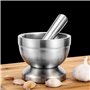 Mortier et pilon en acier inoxydable broyeur de pilules