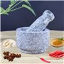 Ensemble mortier et pilon broyeur à épices en pierre fournitures de cuisine mortier et pilon guacamole