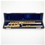 LABLADUO Flûte, Flûtes Instrument de Musique C Tune E mécanisme flûte 17 clés Trous Ouverts plaqué Or Instrument de flûte Profes