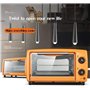 Grille-Pain, Grill et Presse, Mini four grille-pain de 12 L, meilleure convection, comprend une plaque de cuisson, une grille de