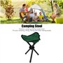 Fussbudget Tabouret Trépied de Camping Portable pour la Randonnée, la Chasse, la Pêche et Les, Siège Pliable et Léger avec Une c