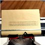 AALGO Machine à écrire Vintage Manuel Traditionnel Classique Ancienne Machinerie De Texte Typewriter avec Valise Et Ruban,Cadeau