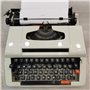 AALGO Machine à écrire Vintage Manuel Traditionnel Classique Ancienne Machinerie De Texte Typewriter avec Valise Et Ruban,Cadeau
