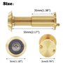 visionneuse de porte, Laiton massif 200-degree Judas de confidentialité rotatif avec Heavy Duty Housse pour 1-3/20,3 cm vers 2 p