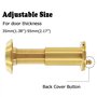 visionneuse de porte, Laiton massif 200-degree Judas de confidentialité rotatif avec Heavy Duty Housse pour 1-3/20,3 cm vers 2 p
