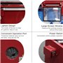 vnmudzeo Machine De Sablage De Table 90 L, Pression De 75 à 125 Psi, Cabine De Sablage Commerciale à LED pour L'éLimination De L