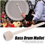 Maillet en feutre, maillet de batterie à percussion, maillet de grosse caisse léger et portable, accessoire de bande de percussi