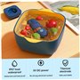 Nettoyeur de fruits 3000mAh Capsule Forme Fruits et Veg Nettoyeur Portable Masure de masse USB Banane imperméable rechargeable p