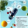 Nettoyeur de fruits 3000mAh Capsule Forme Fruits et Veg Nettoyeur Portable Masure de masse USB Banane imperméable rechargeable p