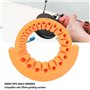 Ajusteur du Bit de Perceuse, ABS Power Drill Forter Fore Drill Grinder Roue de Mouture Roue de Roue Grand Grinder à Angle de Lam