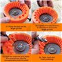 Ajusteur du Bit de Perceuse, ABS Power Drill Forter Fore Drill Grinder Roue de Mouture Roue de Roue Grand Grinder à Angle de Lam