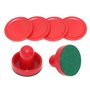 Hockey aérien Pucks Air Hockey Remplacement Set Ice Pushers Pucks Paddles Table Table Family Game Red