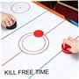 Hockey aérien Pucks Air Hockey Remplacement Set Ice Pushers Pucks Paddles Table Table Family Game Red