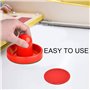 Hockey aérien Pucks Air Hockey Remplacement Set Ice Pushers Pucks Paddles Table Table Family Game Red