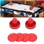 Hockey aérien Pucks Air Hockey Remplacement Set Ice Pushers Pucks Paddles Table Table Family Game Red