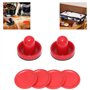 Hockey aérien Pucks Air Hockey Remplacement Set Ice Pushers Pucks Paddles Table Table Family Game Red