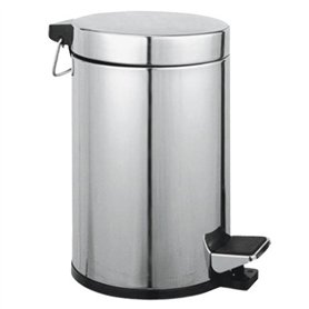 Maurer Poubelle en acier inoxydable 5 L