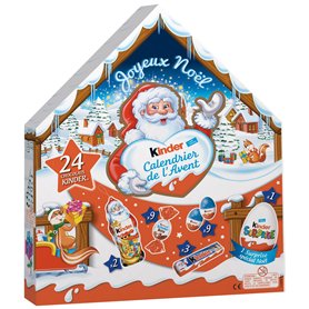 Kinder Calendrier de l'Avent Chalet Chocolat Noël - 184g